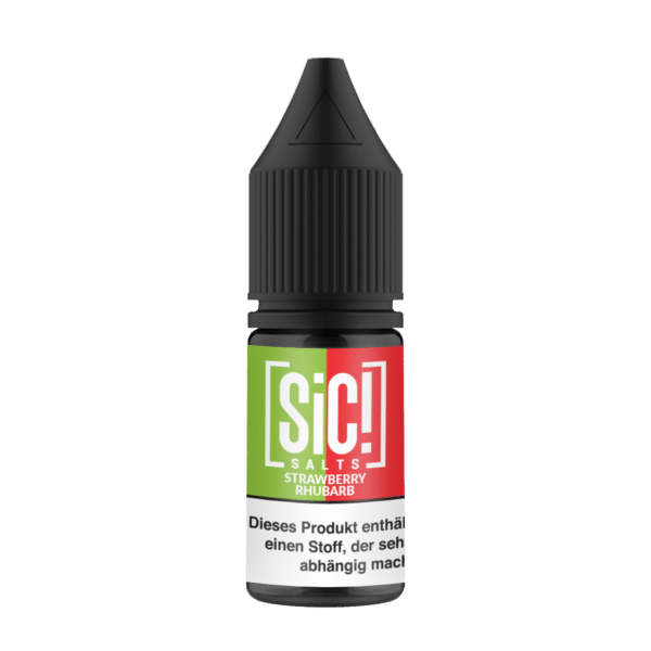 Sic! Salt Strawberry Rhubarb 20mg 10ml flasche