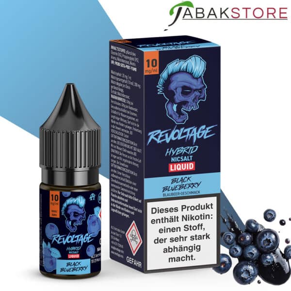 Revoltage-Liquid-10ml-mit-10mg-Nikotin-Black-Blueberry