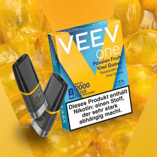 Veev One Passion Fruit Kiwi Guava 2er Pack