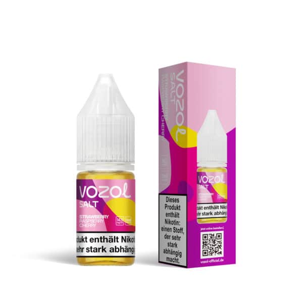 Vozol Liquid 14,5mg Nikotin STRAWBERRY-RASPBERRY-CHERRY