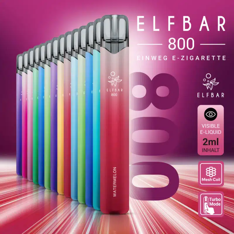 Elfbar mit 800 Zügen Banner