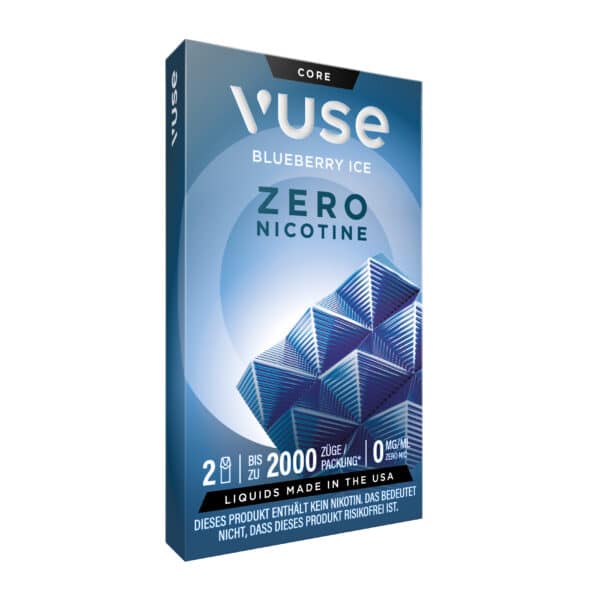 Vuse Pods Blueberry Ice 0mg ohne Nikotin links seitlich