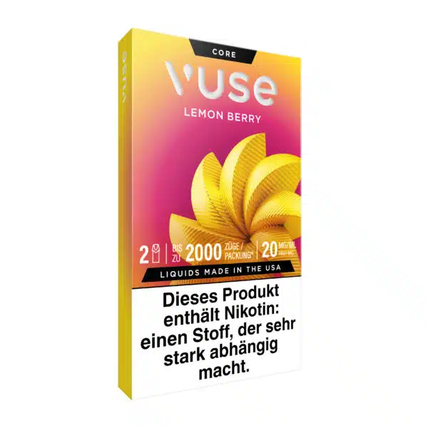Vuse Pods Lemon Berry 20mg links seitlich