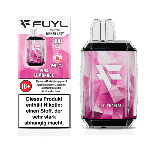 Fuyl-600-PINK-LEMONADE-Disposable-Box and device-20mg-DE