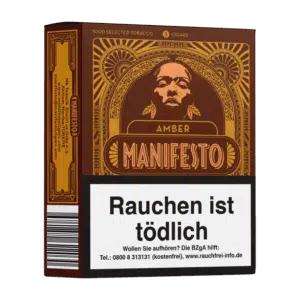 MANIFESTO_AMBER Zigarillos mit Karamell Geschmack
