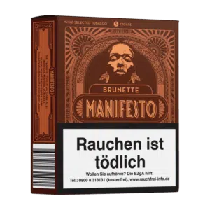 Manifesto Zigarillos Brunette mit Dunkle Schokoladen Flavor
