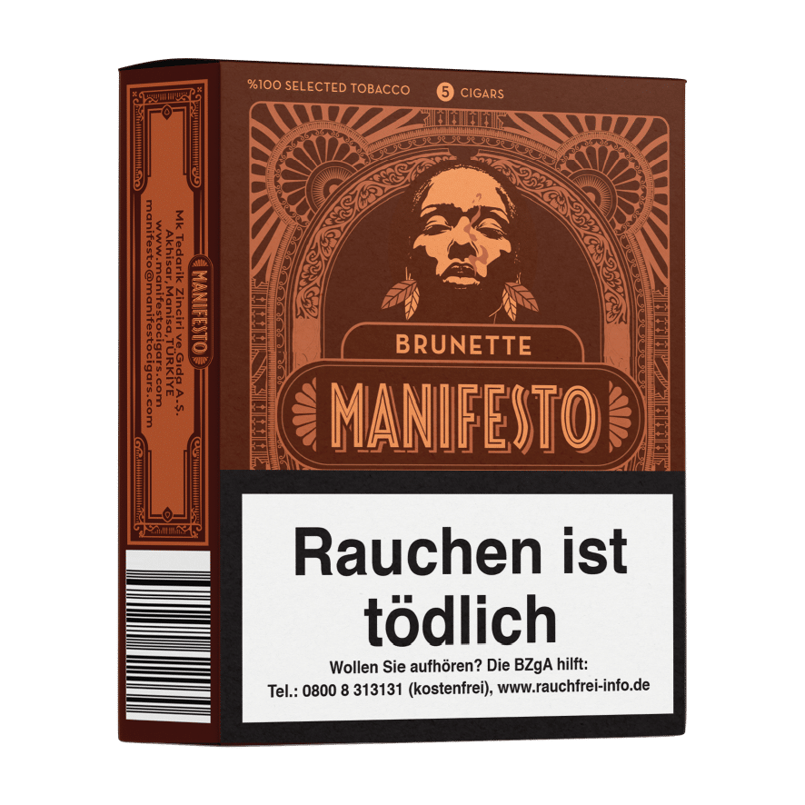 Manifesto Zigarillos Brunette mit Dunkle Schokoladen Flavor