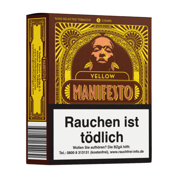 Manifesto Zigarillos Yellow mit Zitronen Flavor