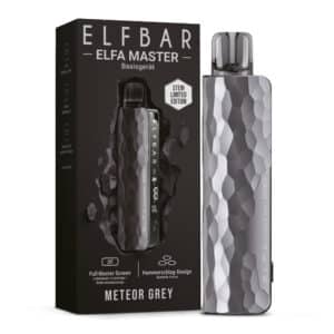 Elfbar Master Limited Edition Meteor Grey mit Verpackung