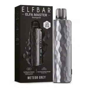 Elfbar Master Limited Edition Meteor Grey mit Verpackung