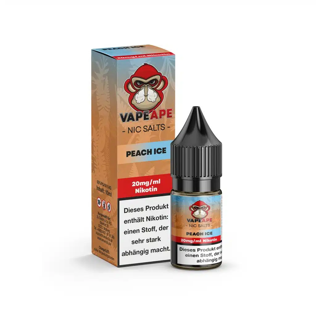 VapeApe Liquid Peach Ice 20mg