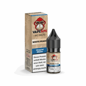 VapeApe Liquid White Peach 10mg