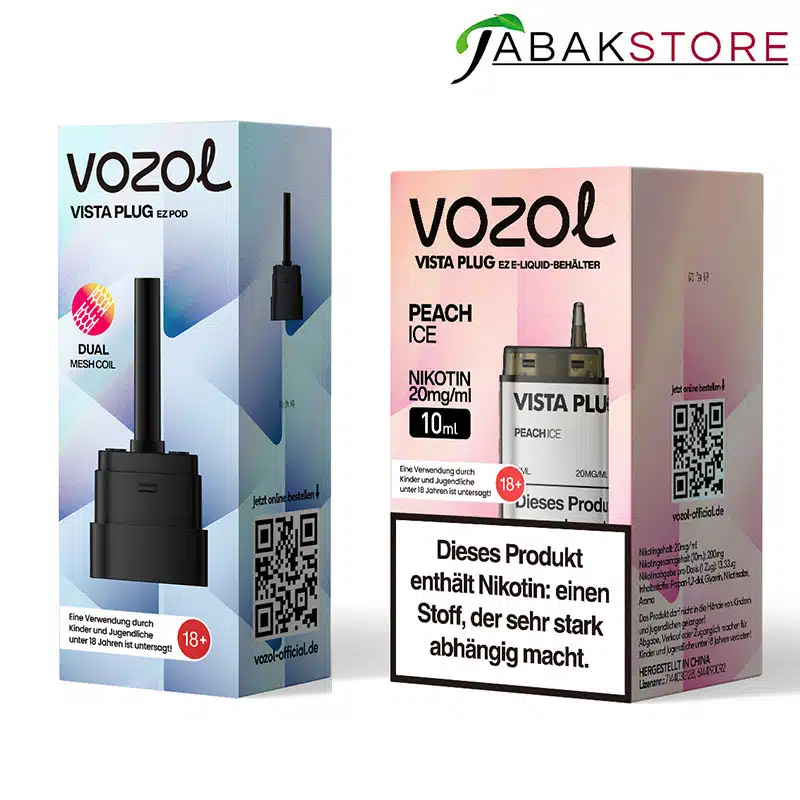 Vozol-Vistal--Plug-Peach-Ice-20mg-mit-Leerpod