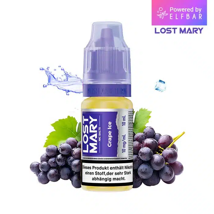 Lost Mary Liquid 10mg Grape-Ice