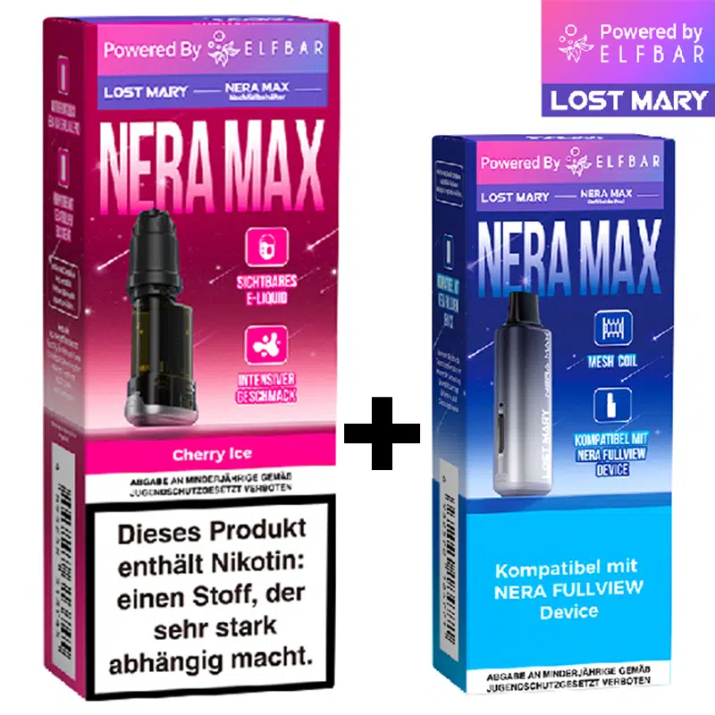 Lost-Mary-Nera-Max-Cherry-Ice-mit-Refill-Package