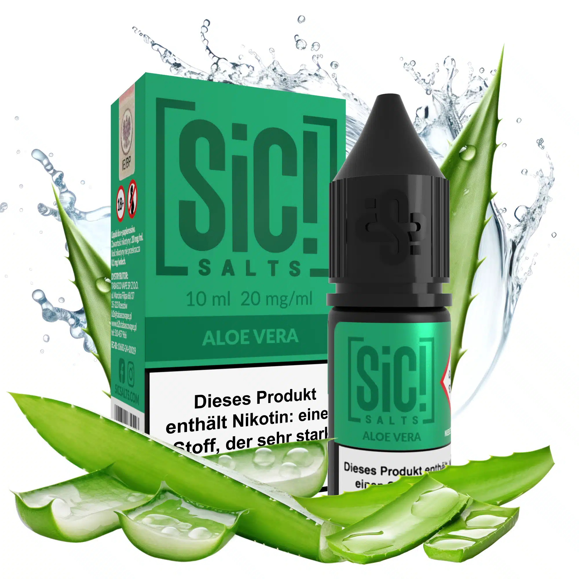 SiC Salt Liquid Aloe Vera 20mg