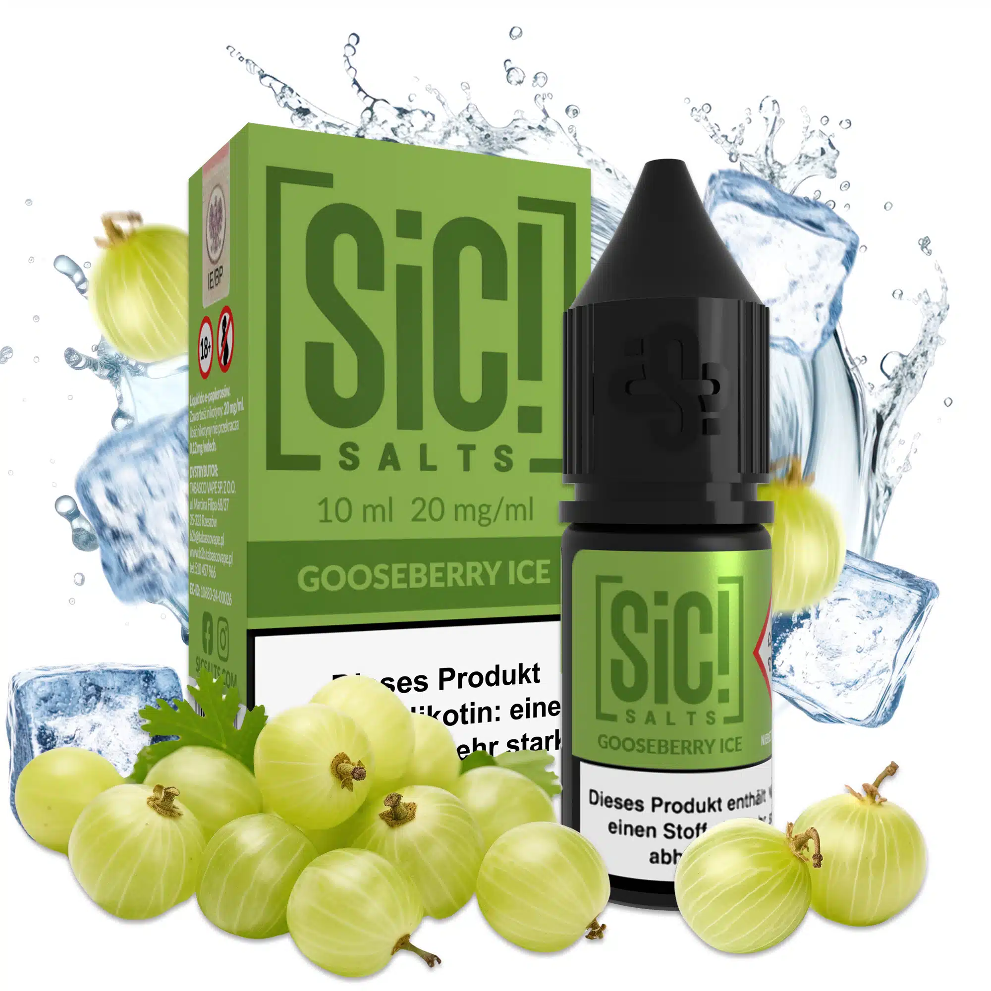SiC Salt Liquid Gooseberry Ice 20mg