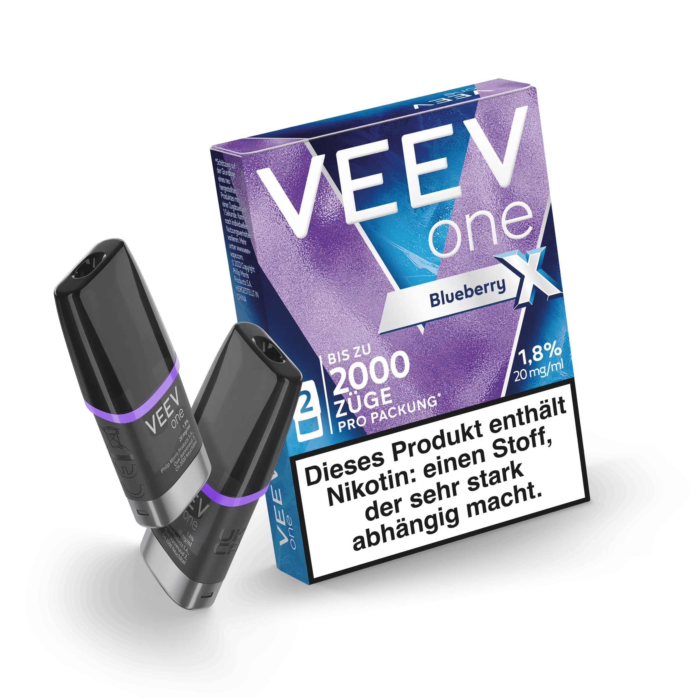 BlueberryX pack and pods