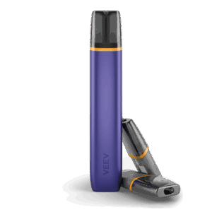 VEEV_ONE_Gerät_Electric-Purple_mit-Pods