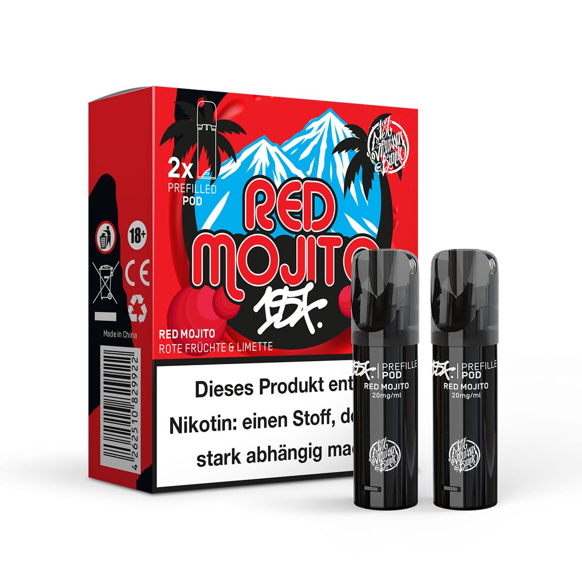 187 Pods Red Mojito 2er Pack 20mg
