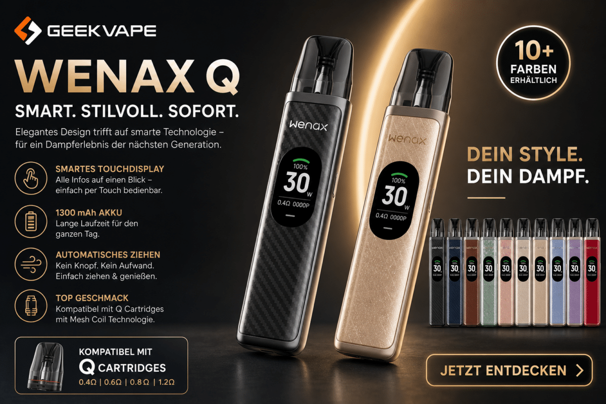 GEEKVAPE Wenax Q Banner