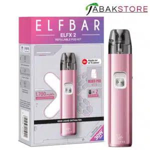 Elfbar-ELFX-2-Berry-Pink-E-Zigaretten-Set
