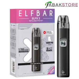 Elfbar-ELFX-2-Matte-Black-E-Zigaretten-Set