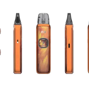 Uwell Caliburn G5 Kit in der Farbe Orange Feathers alle Ansichten