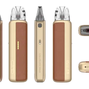 Uwell Caliburn G5 Lite SE einzelgerät Farbe Brown Leather von allen Seiten