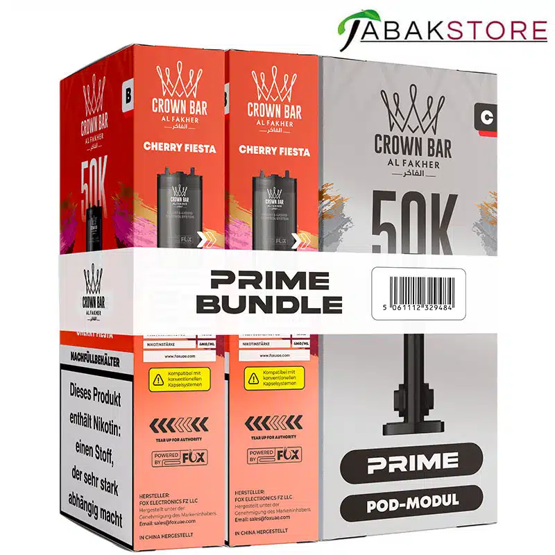 Al-Fakher-Crownbar-50k-Pod-6mg-Cherry-Fiesta