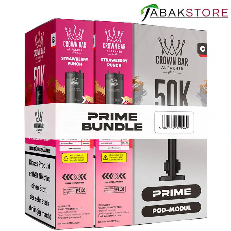 Al-Fakher-Crownbar-50k-Pod-6mg-Strawberry-Punch