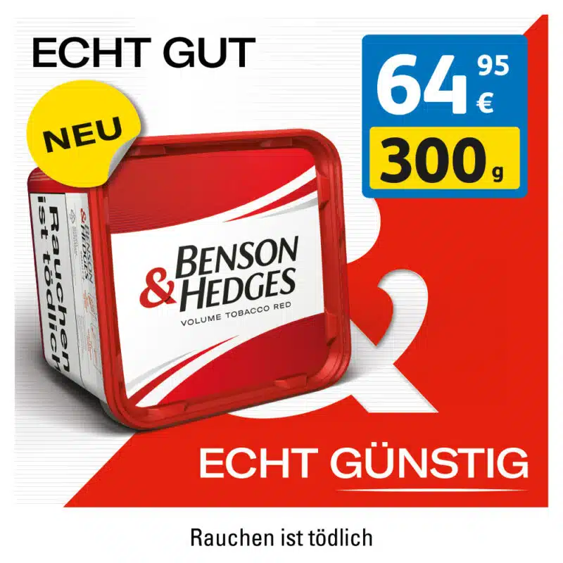 Benson Tabak mit 300g Inhalt